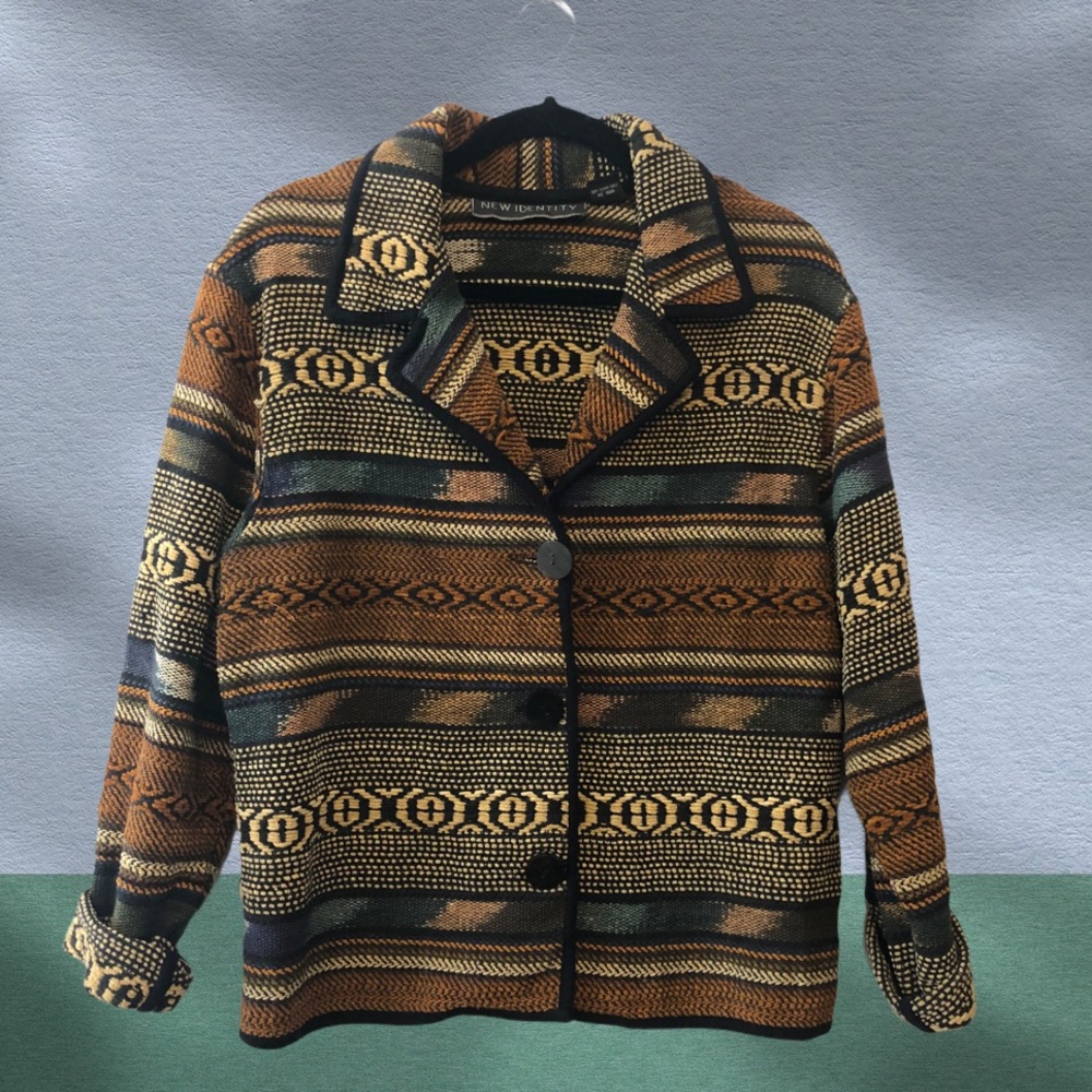 Western tribal print jacket